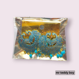 peacock earrings-mrteddyboy