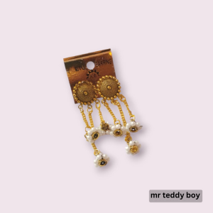 unique earrings -mr teddy boy