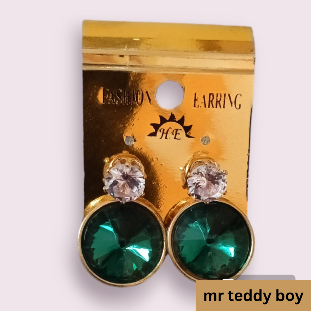 studded earrings-mr teddy boy